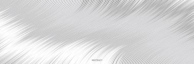 Fikirleriniz için soyut gri beyaz dalgalar ve çizgi desenleri, şablon arkaplan dokusu