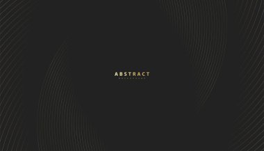 Birinci sınıf bir geçmiş. Soyut lüks model. Altın renkli çizgili arka plan. Soyut altın çizgi dokusu. vektör illüstrasyonu