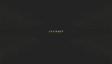 Birinci sınıf bir geçmiş. Soyut lüks model. Altın renkli çizgili arka plan. Soyut altın çizgi dokusu. vektör illüstrasyonu