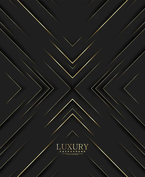 Gold Luxury Background Golden Premium Wallpaper Holiday New Year Christmas — Stock Vector