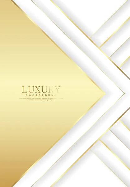 Fundo Ouro Premium Padrão Luxo Ilustração Vetorial —  Vetores de Stock