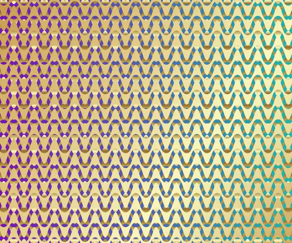 Zigzag Χρυσό Φόντο Γραμμή Ακίδα Zigzag Μοτίβο Αφηρημένη Κυματική Υφή — Διανυσματικό Αρχείο
