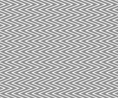 Dalga, zigzag çizgileri. Beyaz arka planda siyah dalgalı çizgi. vektör illüstrasyonu