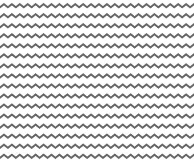 Dalga, zigzag çizgileri. Beyaz arka planda siyah dalgalı çizgi. Doku vektörü - illüstrasyon