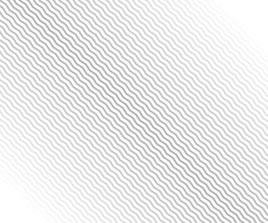 Dalga, zigzag çizgileri. Beyaz arka planda siyah dalgalı çizgi. Doku vektörü - illüstrasyon