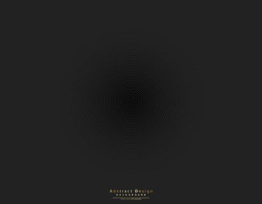 Eşmerkezli daire. Ses dalgası için resim. Soyut çember çizgisi deseni.