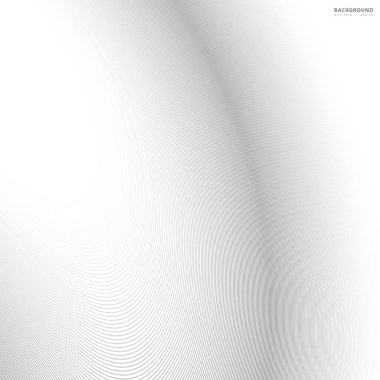 Soyut arkaplan, fikirleriniz için vektör şablonu, monokromatik çizgi dokusu, dalgalı çizgi dokusu