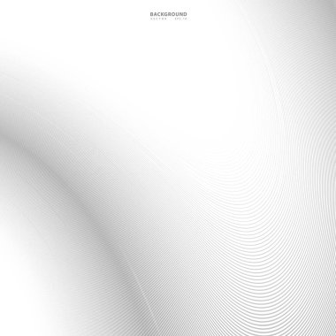 Soyut arkaplan, fikirleriniz için vektör şablonu, monokromatik çizgi dokusu, dalgalı çizgi dokusu