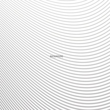 Soyut arkaplan, fikirleriniz için vektör şablonu, monokromatik çizgi dokusu, dalgalı çizgi dokusu