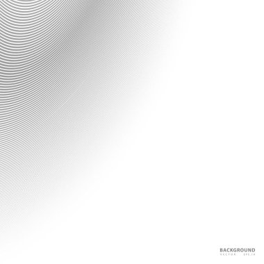 Soyut arkaplan, fikirleriniz için vektör şablonu, monokromatik çizgi dokusu, dalgalı çizgi dokusu