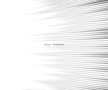 Fikirleriniz için soyut gri beyaz dalgalar ve çizgi desenleri, şablon arkaplan dokusu - Vektör illüstrasyonu