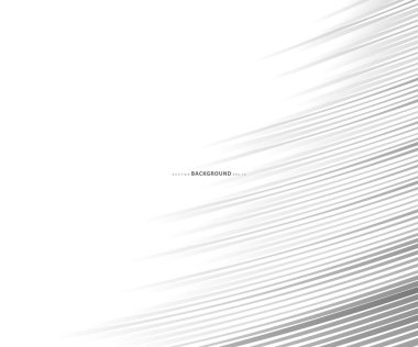 Fikirleriniz için soyut gri beyaz dalgalar ve çizgi desenleri, şablon arkaplan dokusu