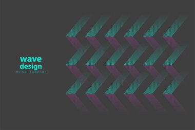 Soyut renkli çizgiler yarım ton eğim arkaplanı. Vektör illüstrasyonu