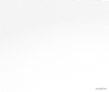 Eşmerkezli daire. Ses dalgası için resim. Soyut çember çizgisi deseni. Siyah beyaz grafikler. EPS10 - Görüntü