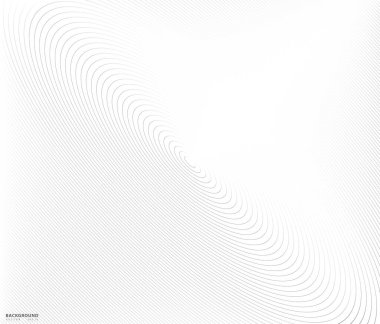 Eşmerkezli daire. Ses dalgası için resim. Soyut çember çizgisi deseni. Siyah beyaz grafikler. EPS10 - Görüntü