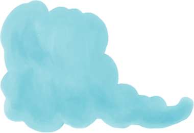 Bulut suluboya. Renkli el boyası dokusu