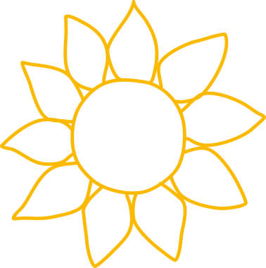 El çizimi güneş ikonu. Komik karalama güneşi