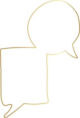 Altın konuşma balonu lüks simgesi, diyalog, metin, sohbet