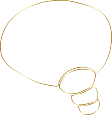 Altın konuşma balonu lüks simgesi, diyalog, metin, sohbet