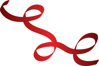 Kırmızı kurdele desenleri, hediye, sevgililer günü kartı, doğum günü.