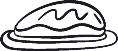 Yiyecek içecek çizimi. Tasarım ögeleri