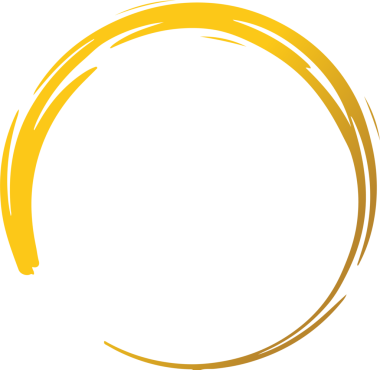 Altın daire çizgisi fırça takımı. Tasarım elementi