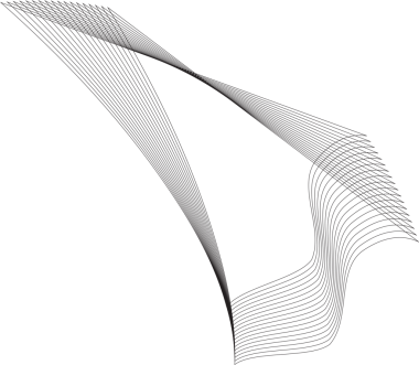 Kare logodaki dinamik çizgiler, sembol, simgeler, monogram