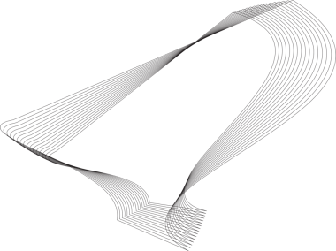 Kare logodaki dinamik çizgiler, sembol, simgeler, monogram