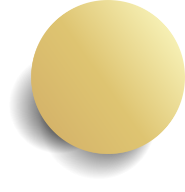 Yuvarlak düğme, altın daire çerçeve ve parlak ışık efektiyle