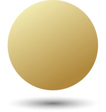 Yuvarlak düğme, altın daire çerçeve ve parlak ışık efektiyle