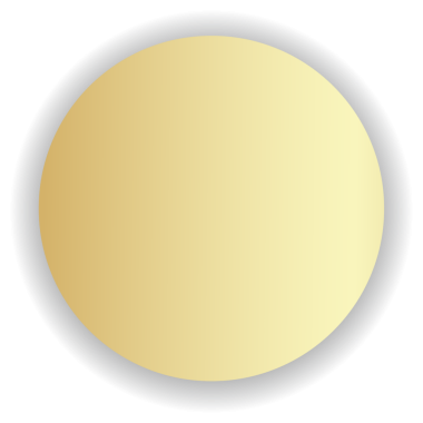 Yuvarlak düğme, altın daire çerçeve ve parlak ışık efektiyle