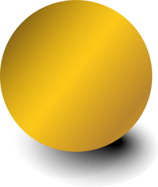 Yuvarlak düğme, altın daire çerçeve ve parlak ışık efektiyle