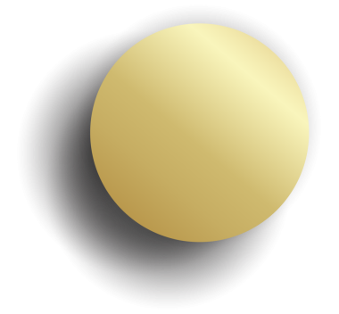 Yuvarlak düğme, altın daire çerçeve ve parlak ışık efektiyle