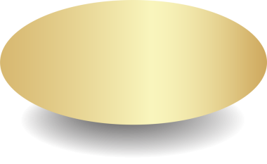 Yuvarlak düğme, altın daire çerçeve ve parlak ışık efektiyle