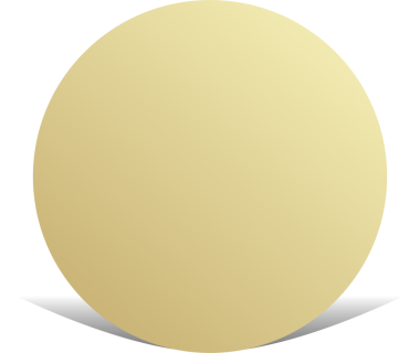 Yuvarlak düğme, altın daire çerçeve ve parlak ışık efektiyle