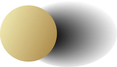 Yuvarlak düğme, altın daire çerçeve ve parlak ışık efektiyle