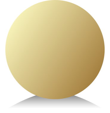 Yuvarlak düğme, altın daire çerçeve ve parlak ışık efektiyle