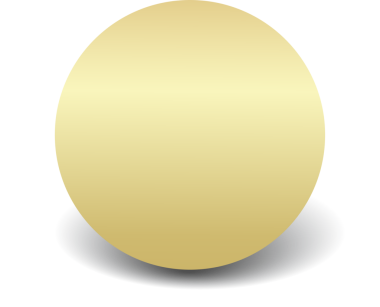 Yuvarlak düğme, altın daire çerçeve ve parlak ışık efektiyle