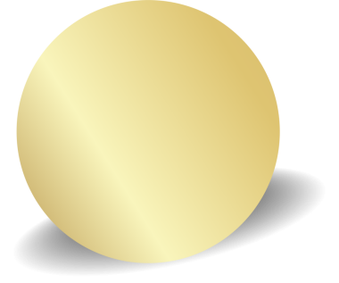 Yuvarlak düğme, altın daire çerçeve ve parlak ışık efektiyle