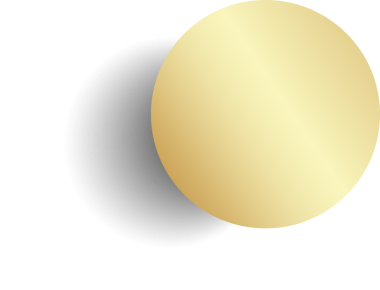 Yuvarlak düğme, altın daire çerçeve ve parlak ışık efektiyle