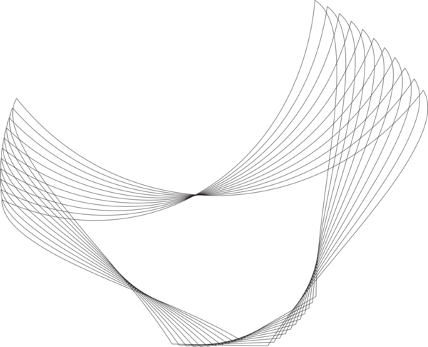 Kare logodaki dinamik çizgiler, sembol, simgeler, monogram