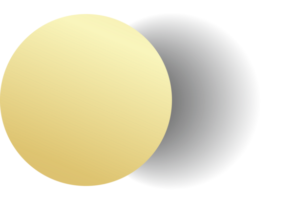 Yuvarlak düğme, altın daire çerçeve ve parlak ışık efektiyle