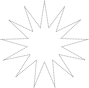 Yıldız çizgi element tasarımı