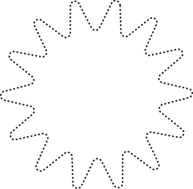 Yıldız çizgi element tasarımı