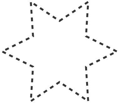 Yıldız çizgi element tasarımı