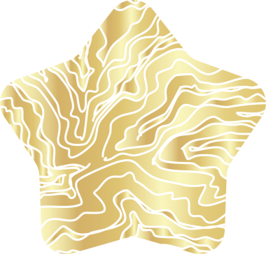 Çeşitli altın yıldızlar. Tasarım için elementler
