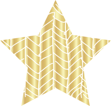 Çeşitli altın yıldızlar. Tasarım için elementler