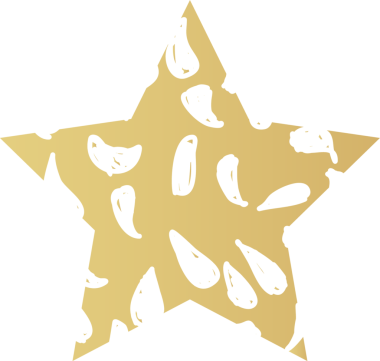 Çeşitli altın yıldızlar. Tasarım için elementler