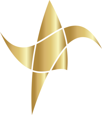 Tatil tasarımı ögesi için altın yıldız simgesi