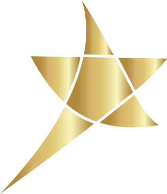 Tatil tasarımı ögesi için altın yıldız simgesi